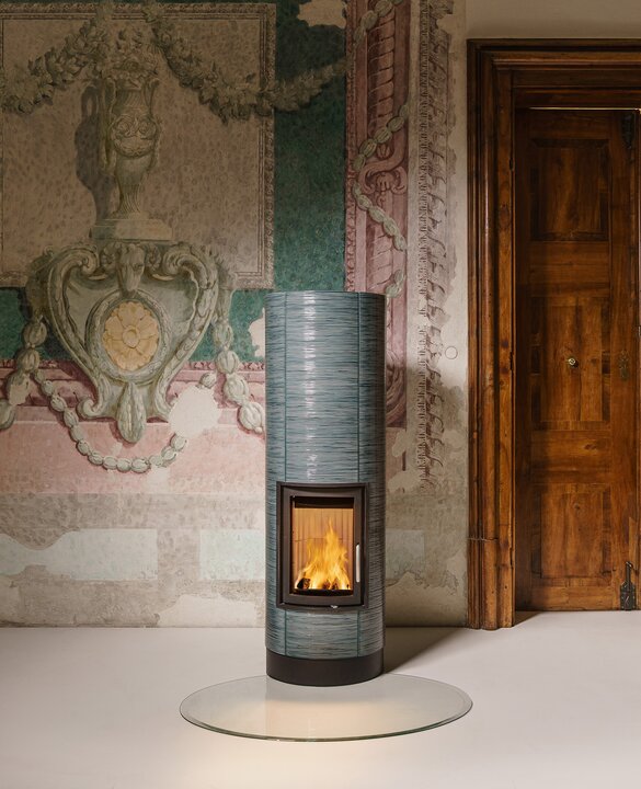 Image Full Storage Tiled Stove with flute fine | © Sommerhuber GmbH