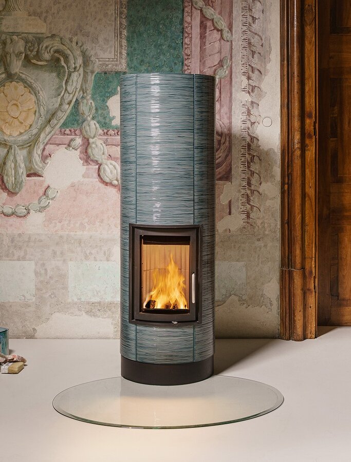 Image Full Storage Tiled Stove with flute fine  | © Sommerhuber GmbH