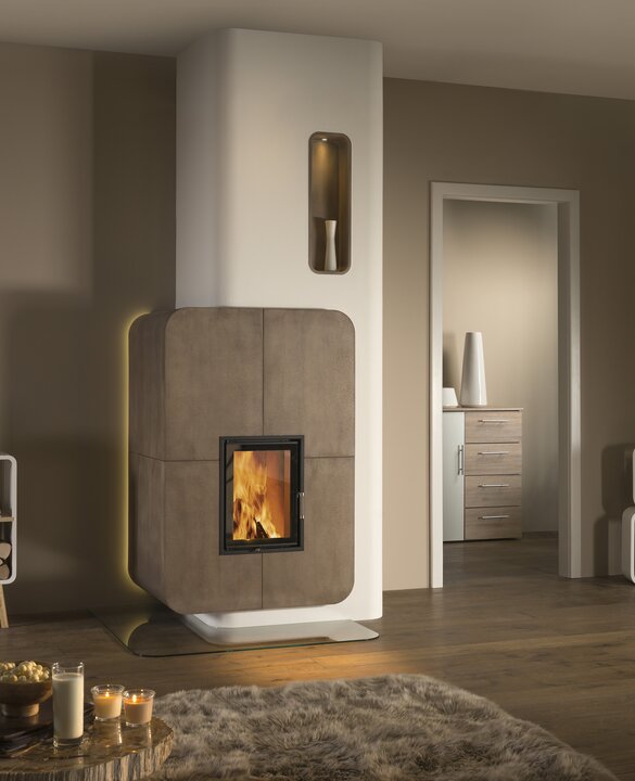 Image tiled stove with iForm® and niche soft | © Sommerhuber GmbH