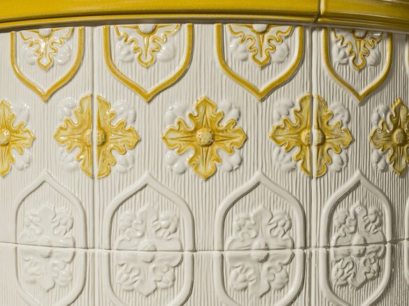 Detailfoto der Kachel Tapetenmuster mit Bemalung | © Sommerhuber GmbH