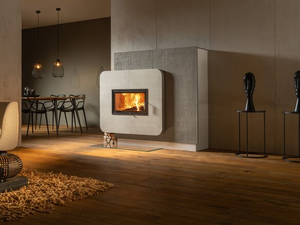 Image tiled stove with iForm® and napa fine | © Sommerhuber GmbH