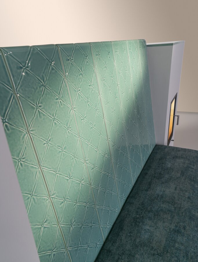 Detail photo backrest classic aquamarin medium glossy | © Sommerhuber GmbH