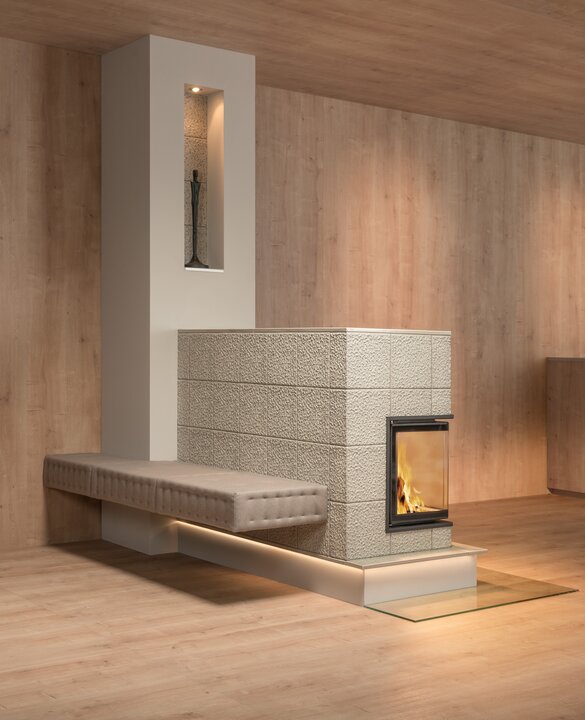 Image tiled stove with tile Arabesco | © Sommerhuber GmbH