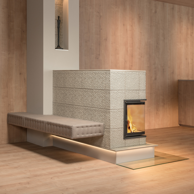Tiled stove with tile Arabesco | © Sommerhuber GmbH