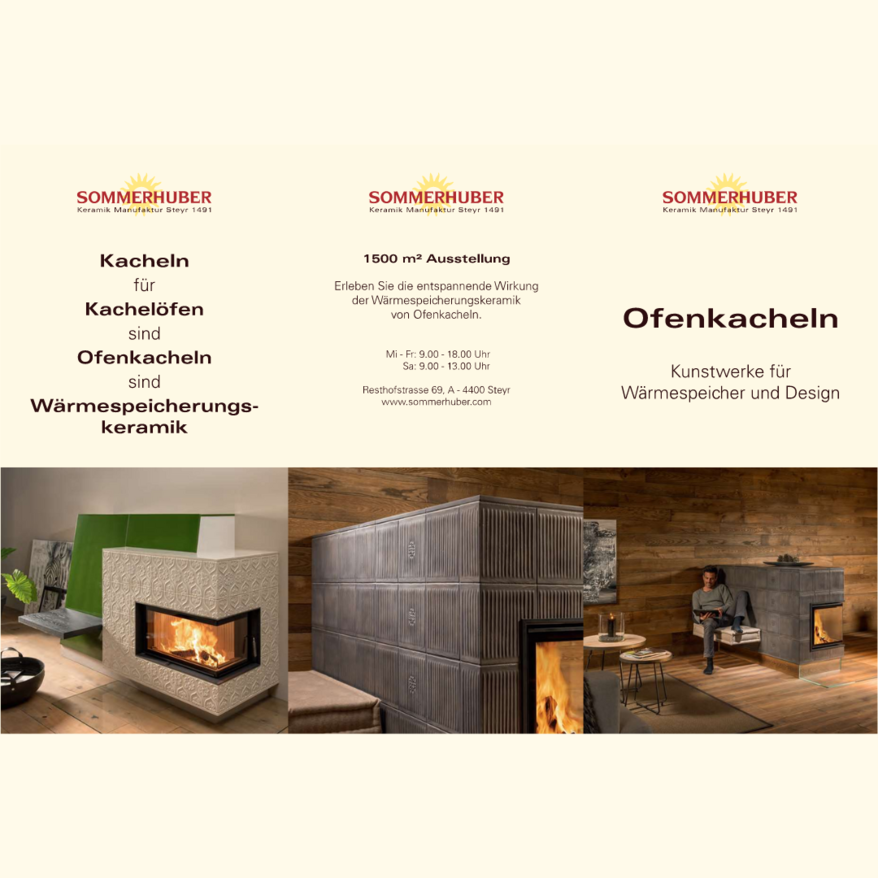 Image stove tile flyer | © Sommerhuber GmbH