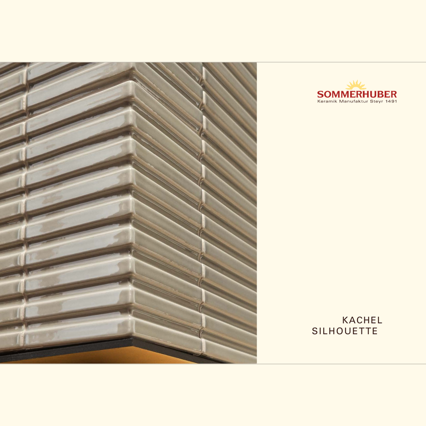 Brochure cover tile Silhouette | © Sommerhuber GmbH