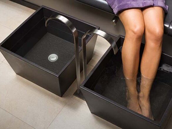 Bild Model mit Fußbecken Nahaufnahme | © Sommerhuber GmbH