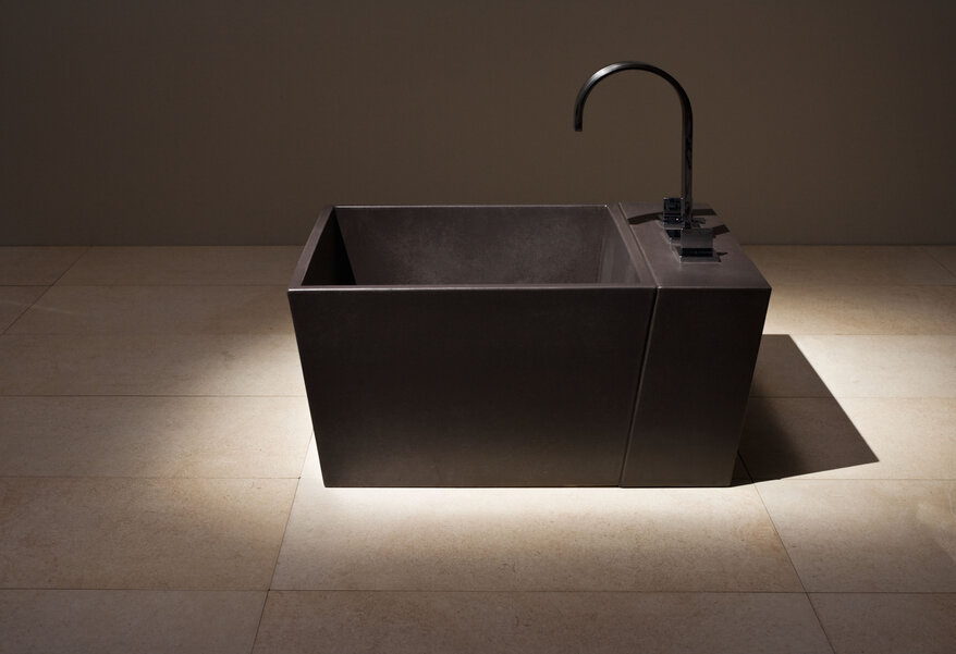 Image foot basin edged - additional part to rectangular size for water fittings | © Sommerhuber GmbH