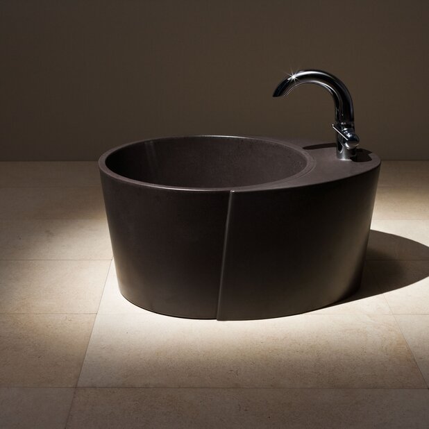 Image foot basin round - additional part to oval size for water fittings | © Sommerhuber GmbH