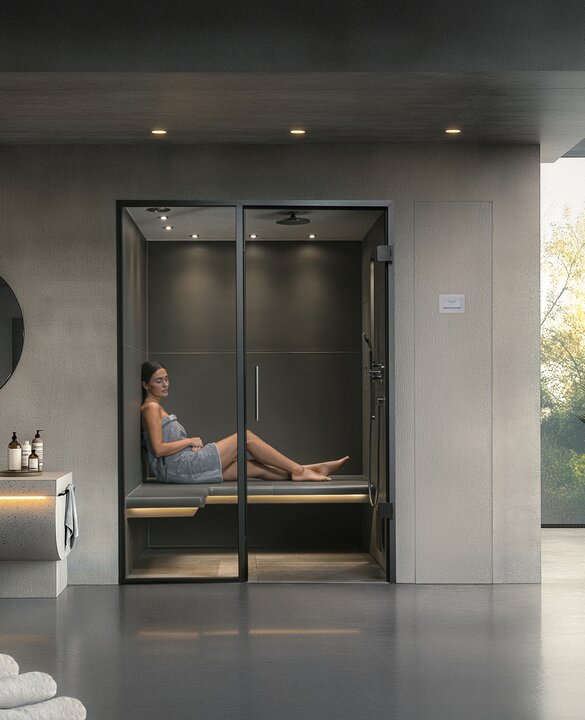 Renderring Spa Emotion multifunctional steam shower | © Sommerhuber GmbH