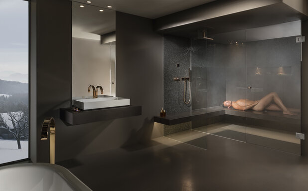 Image floating heated benches gentlemen Spa | © Sommerhuber GmbH