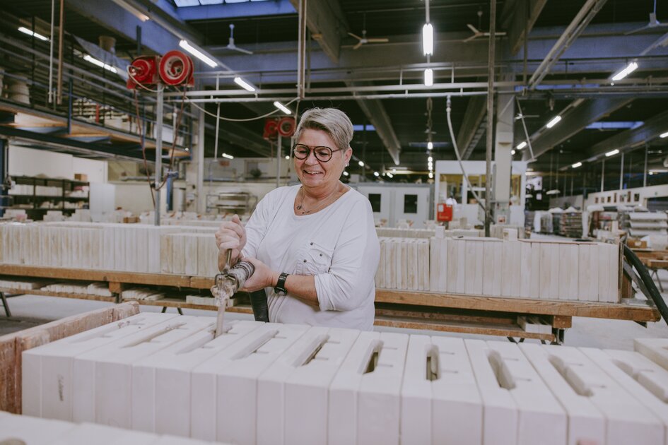 Eingießen Keramik | © Sommerhuber GmbH