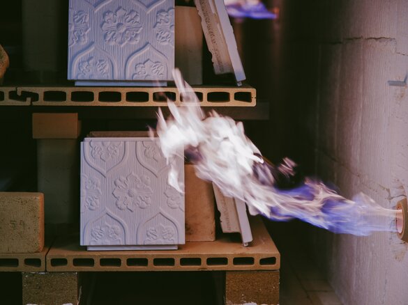 Image tiles in firing kiln | © Sommerhuber GmbH